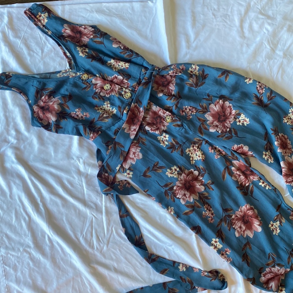 Romper long pants tank top